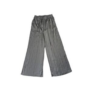 Modern Works Pleated Extreme Wide-Leg‎ Harem High Rise Pants Gray Women's Small